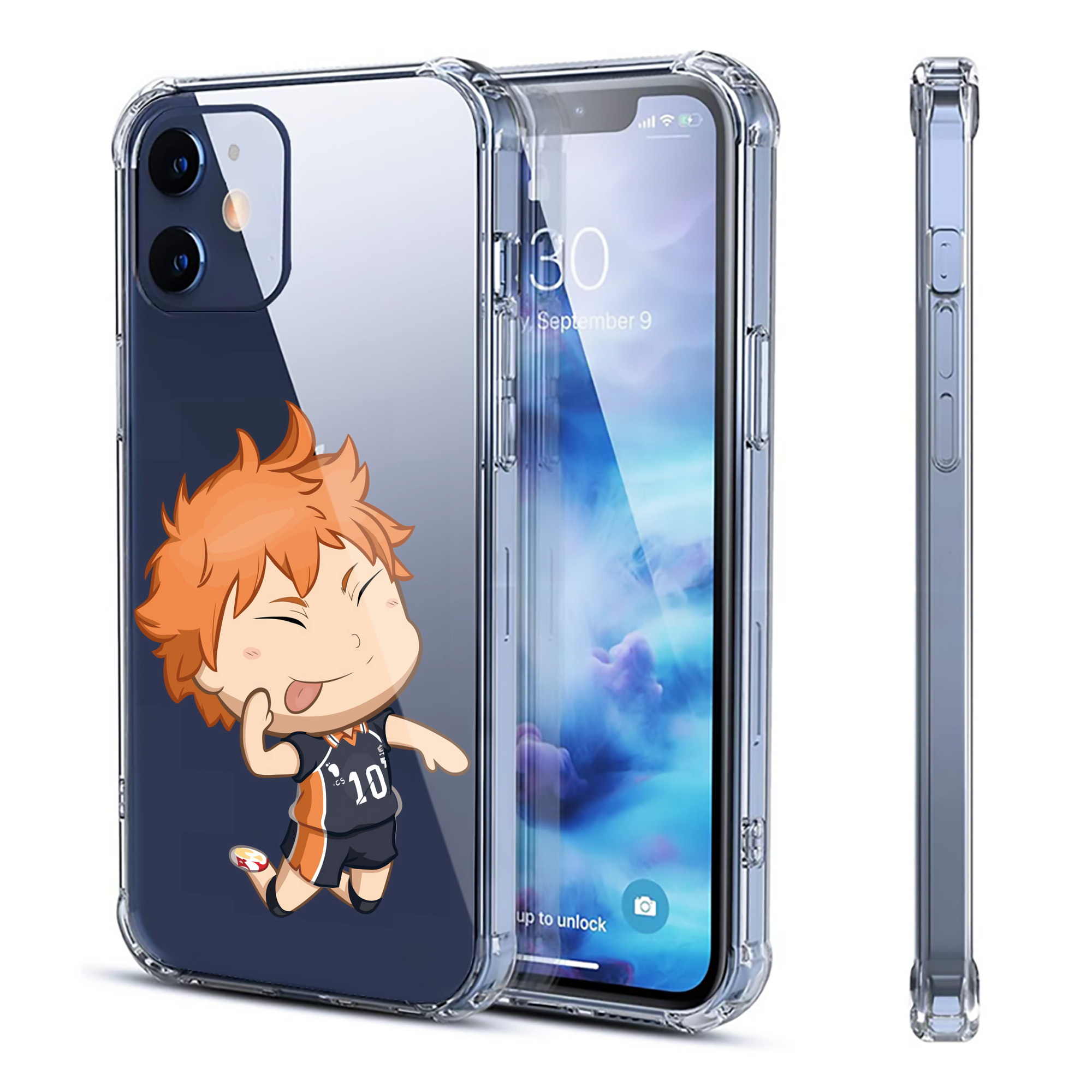（画像用） ハイキュー!! Haikyu!! 【iPhone 12シリーズ対応】透明スマホケース（クリアソフトケース）